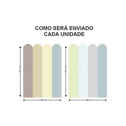 Imagem de Adesivo De Parede Cerquinha Colorida Autocolante Destacável