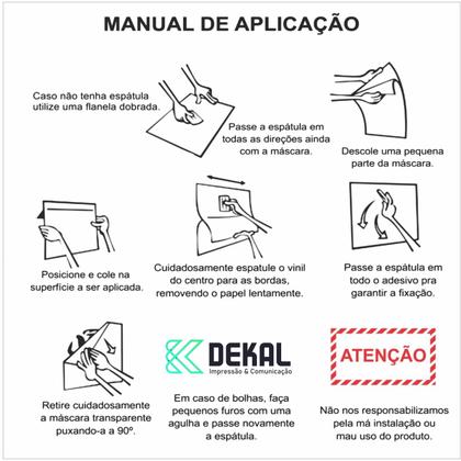 Imagem de Adesivo De Parede Decorativo Dekal Regras Da Praia