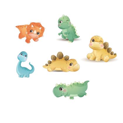 Imagem de Adesivo de Parede Decorativo Infantil Dino Dinossauro Quarto Bebê