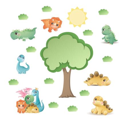 Imagem de Adesivo de Parede Decorativo Infantil Dino Dinossauro Quarto Bebê