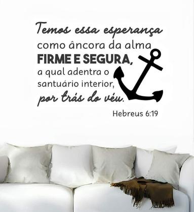 Imagem de Adesivo De Parede Hebreus 6:19