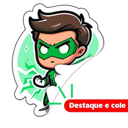 Imagem de Adesivo de Parede Infantil Heróis Papel de Parede para Quarto de Menino