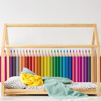Imagem de Adesivo de Parede Infantil Lapis de Cor