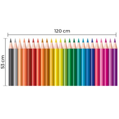 Imagem de Adesivo de Parede Infantil Lapis de Cor