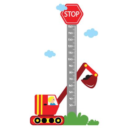 Imagem de Adesivo de Parede Infantil Régua Carros na Cidade