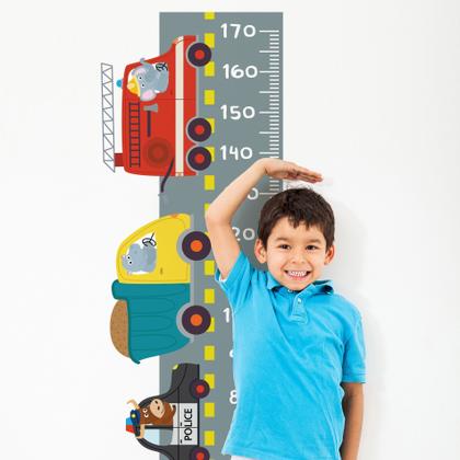 Imagem de Adesivo de Parede Infantil Régua Carros
