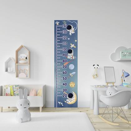 Imagem de Adesivo De Parede Régua Do Crescimento Astronauta Infantil Autocolante