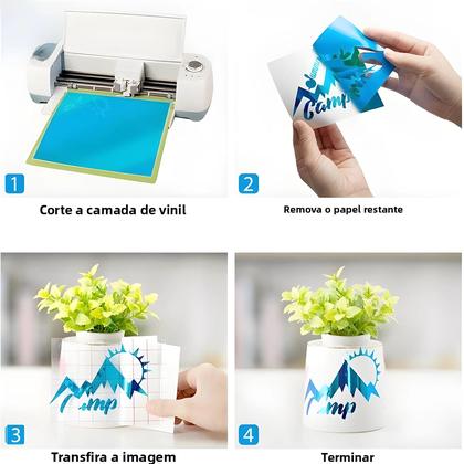 Imagem de Adesivo De Vinil Permanente Cromado Dourado 30x25cm 100cm Para Decoração De Carro, Parede E Janela