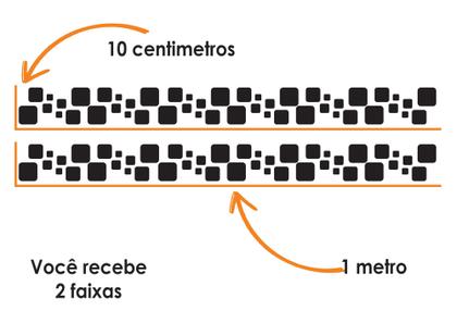 Imagem de Adesivo Decorativo Faixa Segurança porta Vidro Box Banheiro Janela Porta