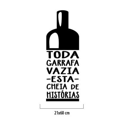 Imagem de Adesivo Decorativo Garrafa Vinho