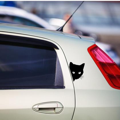 Imagem de Adesivo Decorativo Gato Misterioso Carro / Moveis - 01pç