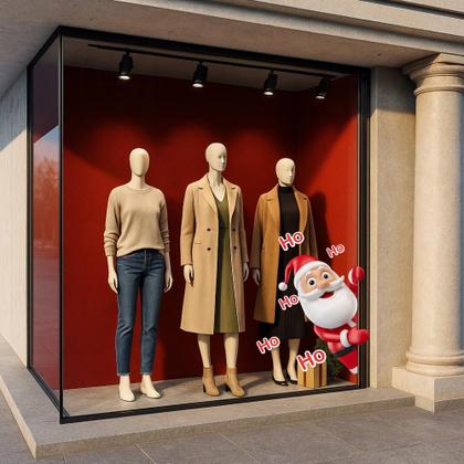 Imagem de Adesivo Decorativo Natal Fachada Vitrine Loja 1 METRO