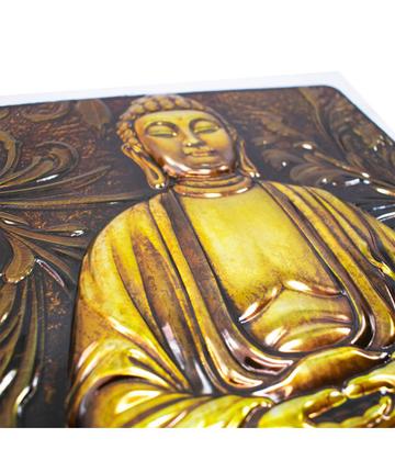 Imagem de Adesivo Decorativo Relevo Buda 28.5x28.5cm