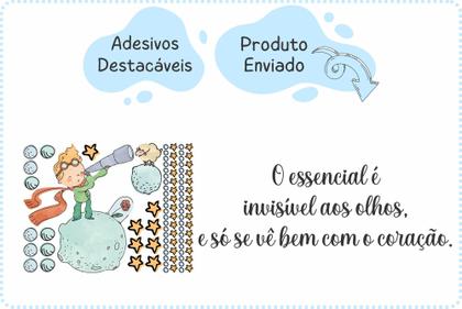 Imagem de adesivo do pequeno príncipe essencial é invisível aos olhos