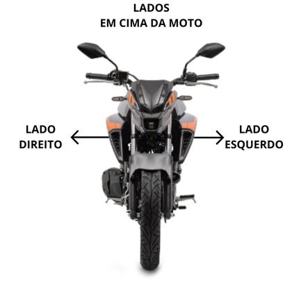 Imagem de Adesivo Emblema Lateral Tanque Direita Fz25 2025 Cinza