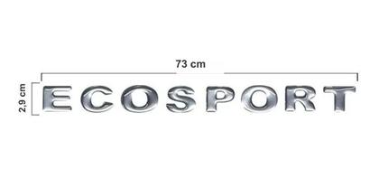 Imagem de Adesivo Emblema Letreiro Capô Ecosport Cromado 2003 A 2010