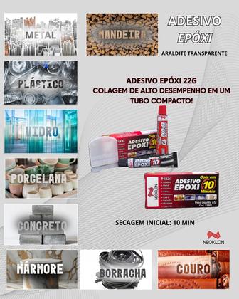 Imagem de Adesivo Epóxi Líquido 10 Minutos - Perfeito para Reparos em Plástico e Vidro
