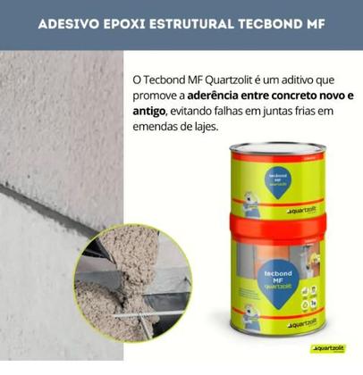 Imagem de Adesivo Estrutural Tecbonde 1kg Quartzolit Ef