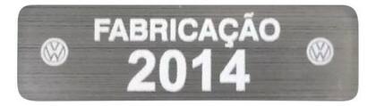 Imagem de Adesivo Etiqueta Ano Fabricação Compatível Volkswagen 2014
