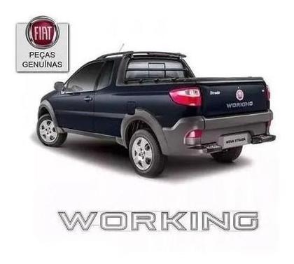 Imagem de Adesivo Faixa Tampa Traseira Strada Working Original Fiat