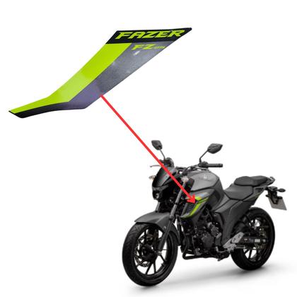 Adesivo Grafico Aba Tanque Cinza Esquerdo Fazer Fz25 2024 - Yamaha Imagem de Adesivo Grafico Aba Tanque Cinza Esquerdo Fazer Fz25 2024
