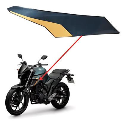 Adesivo Gráfico Aleta Aba Ar Esquerdo Verde Fosco Yamaha Fazer Fz25 2024 Imagem de Adesivo Gráfico Aleta Aba Ar Esquerdo Verde Fosco Yamaha Fazer Fz25 2024