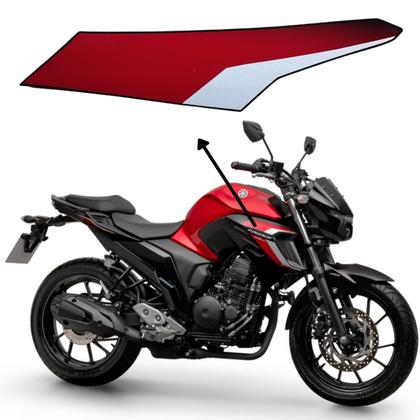 Imagem de Adesivo Grafico Fazer Vermelho Aba Tanque Direito Fazer Fz25