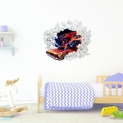 Imagem de Adesivo Hot Wheels Buraco na Parede Recortado PPDAD024