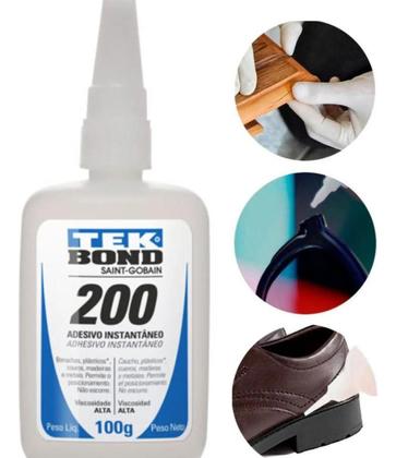 Imagem de Adesivo Instantâneo 200 Tekbond 100g Viscosidade Alta