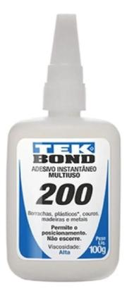 Imagem de Adesivo Instantâneo 200 Tekbond 100g Viscosidade Alta