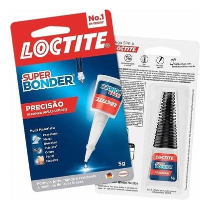 Imagem de  Adesivo Instantâneo Loctite Super Bonder Precisão 5G - 2 Unidades