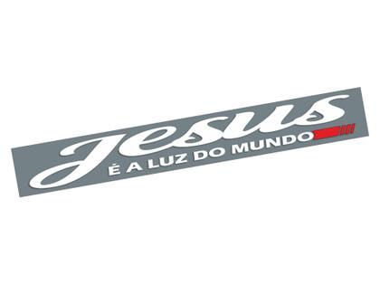 Imagem de Adesivo Jesus É A Luz Do Mundo De Para-brisas Fé Religioso