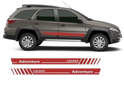 Imagem de Adesivo Lateral Palio Weekend Ad1 Adventure Locker Faixa