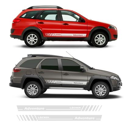 Imagem de Adesivo Lateral Palio Weekend Ad1 Adventure Locker Faixa