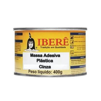 Imagem de Adesivo massa plástica 400g cinza - Ibere 4603