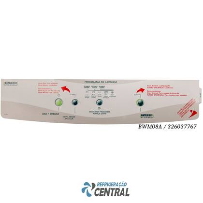 Imagem de Adesivo Membrana Painel Decorativo Lavadora BWM08A 326037767
