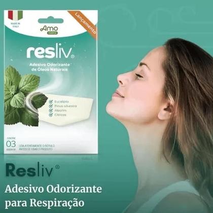 Imagem de Adesivo Odorizante para a Respiração Resliv  3 unidades
