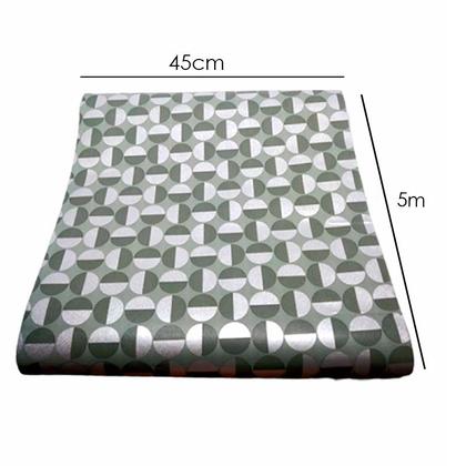 Imagem de Adesivo Papel De Parede Decorativo Linhas Onduladas Sala Quarto