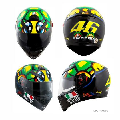 Imagem de Adesivo Para Capacetes Tartaruga Vr - Resicap01