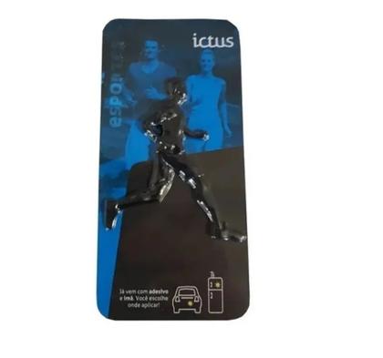 Imagem de Adesivo para Carro Ictus Corredor Preto Emblema