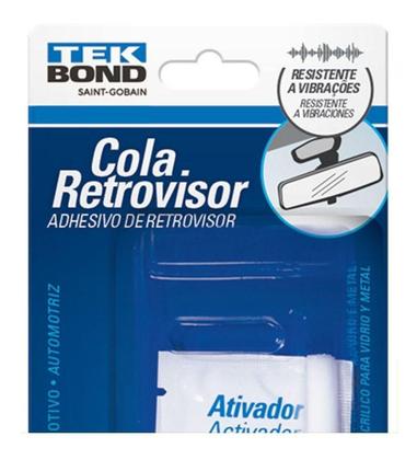 Imagem de Adesivo Para Retrovisor Interno Vidro Metal Dose Unica 1G