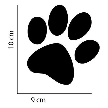 Imagem de Adesivo Patinhas 48 Und Cachorro Pet Shop Vitrine Patas