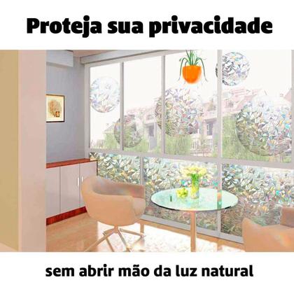 Imagem de Adesivo Pelicula Mosaico Mandala 3D Para Vidro Janela Box