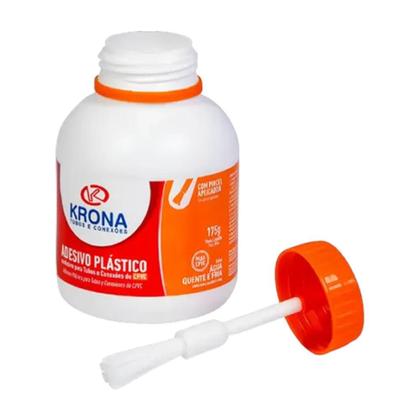 Imagem de Adesivo Plastico Cola Cano Pvc Agua Quente+Fria 175g Krona
