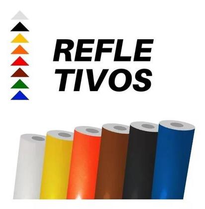 Imagem de Adesivo Refletivo Verde Sinalização Placas Rolo 3m x 62cm