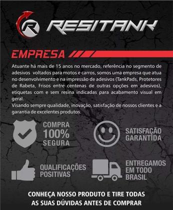Imagem de Adesivo Resinado Aplique Protetor Paralama Rline
