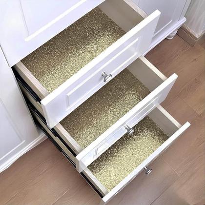Imagem de Adesivo Revestimento Cozinha Vinilico Alta Temperatura Dourado 5M