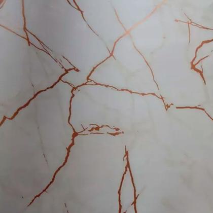 Imagem de Adesivo Revestimento Mármore Calacatta Oro Brilho Impermeável Pia Cozinha Banheiro 4m X 60cm