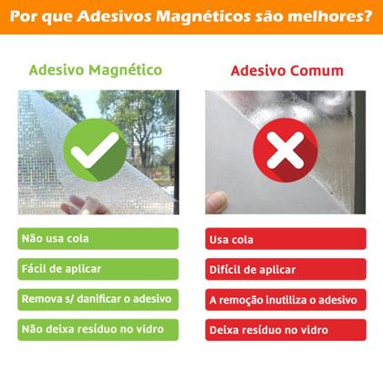 Imagem de Adesivo Sem Cola Box Janela Vidro Quadrados Mistos 200x60cm
