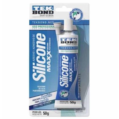 Imagem de Adesivo silicone acetico aquario maxx 50g / un / tek bond